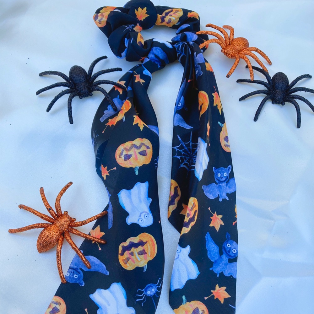 Halloween Scrunchie Scarf 🎃